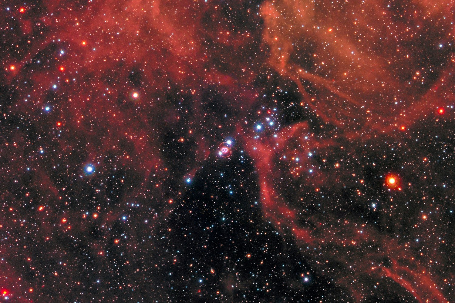 Supernova synlig pa natthimlen Supernova synlig pa natthimlen